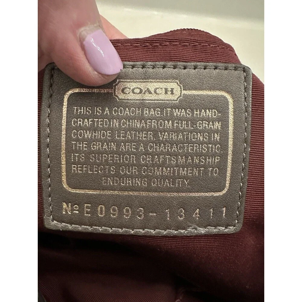 Coach Bag Parker Hippie Crossbody Shoulder Bag Metallic Taupe Beauty 13411